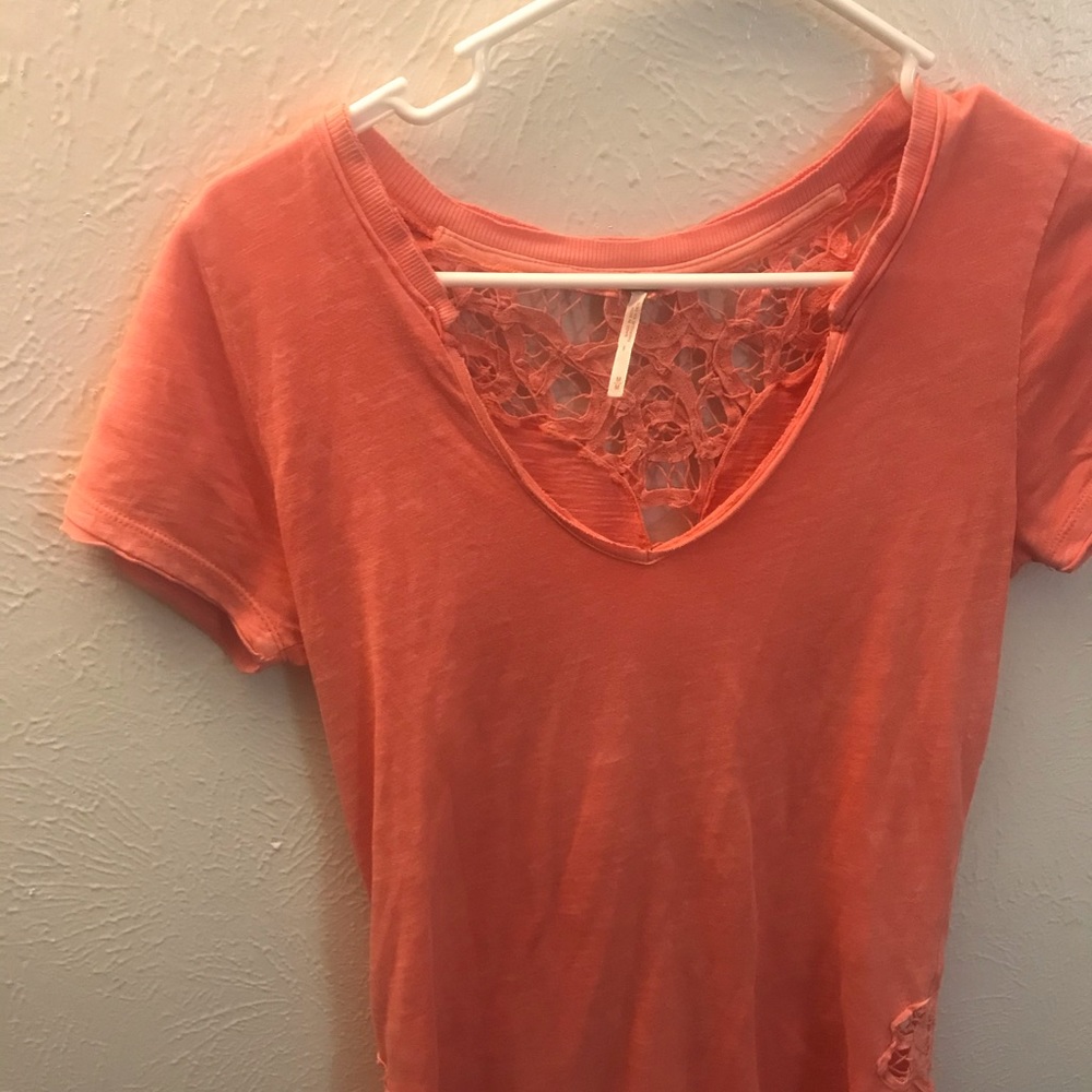 Coral detail T shirt